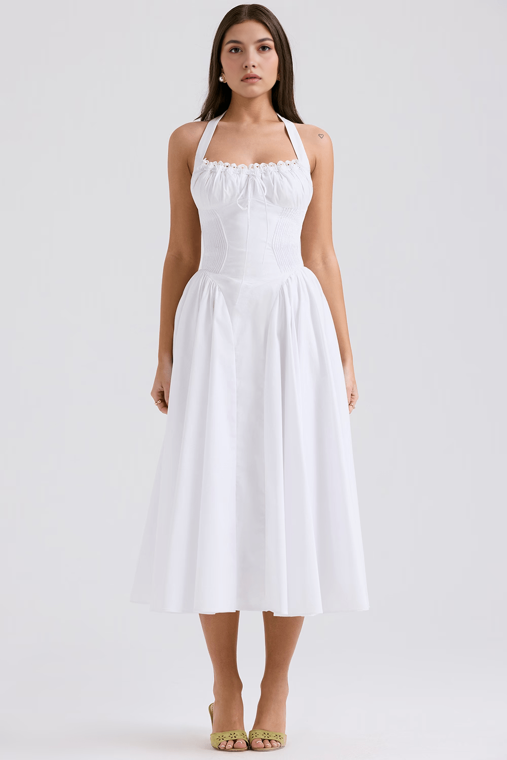 Midikleid Lena – figurformend aus Polyester