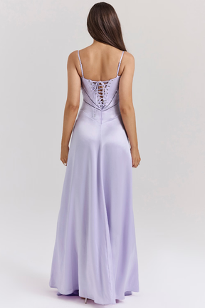 Maxikleid Marielle – eleganter Bustierstil aus Polyester, edle Optik
