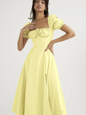 Midikleid Lina – mit Spitze aus Polyester, elegantes Design