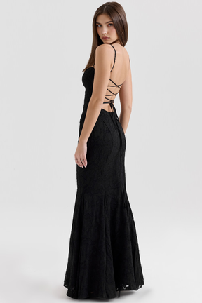 Maxikleid Rebecca – stilvoller Bustier-Look aus Polyester, modern-lang