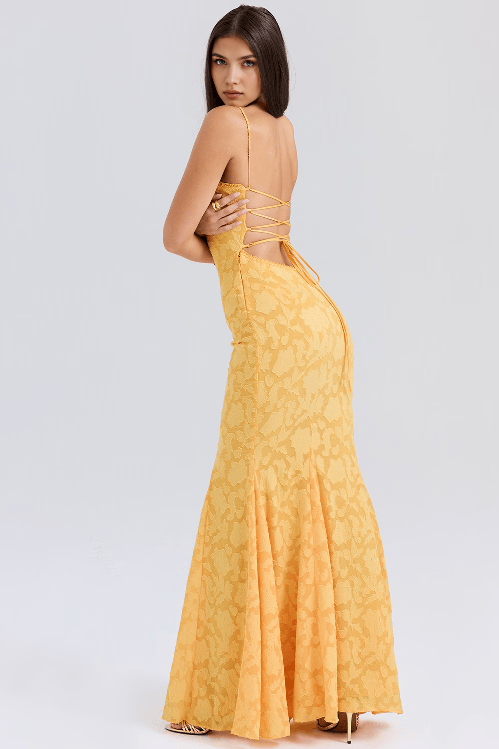 Maxikleid Rebecca – stilvoller Bustier-Look aus Polyester, modern-lang