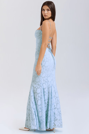 Maxikleid Rebecca – stilvoller Bustier-Look aus Polyester, modern-lang