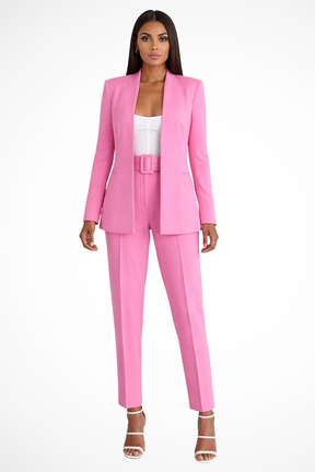 Josephine | Women Tailored Blazer and Wide Leg Trousers Suit Set