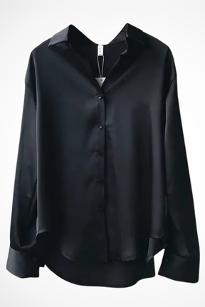 Lorina | Women Relaxed Fit Button Down Long Sleeve Blouse