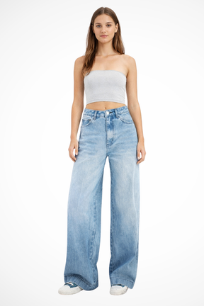 Remi | Women Oversized Baggy Wide Leg Denim Jeans
