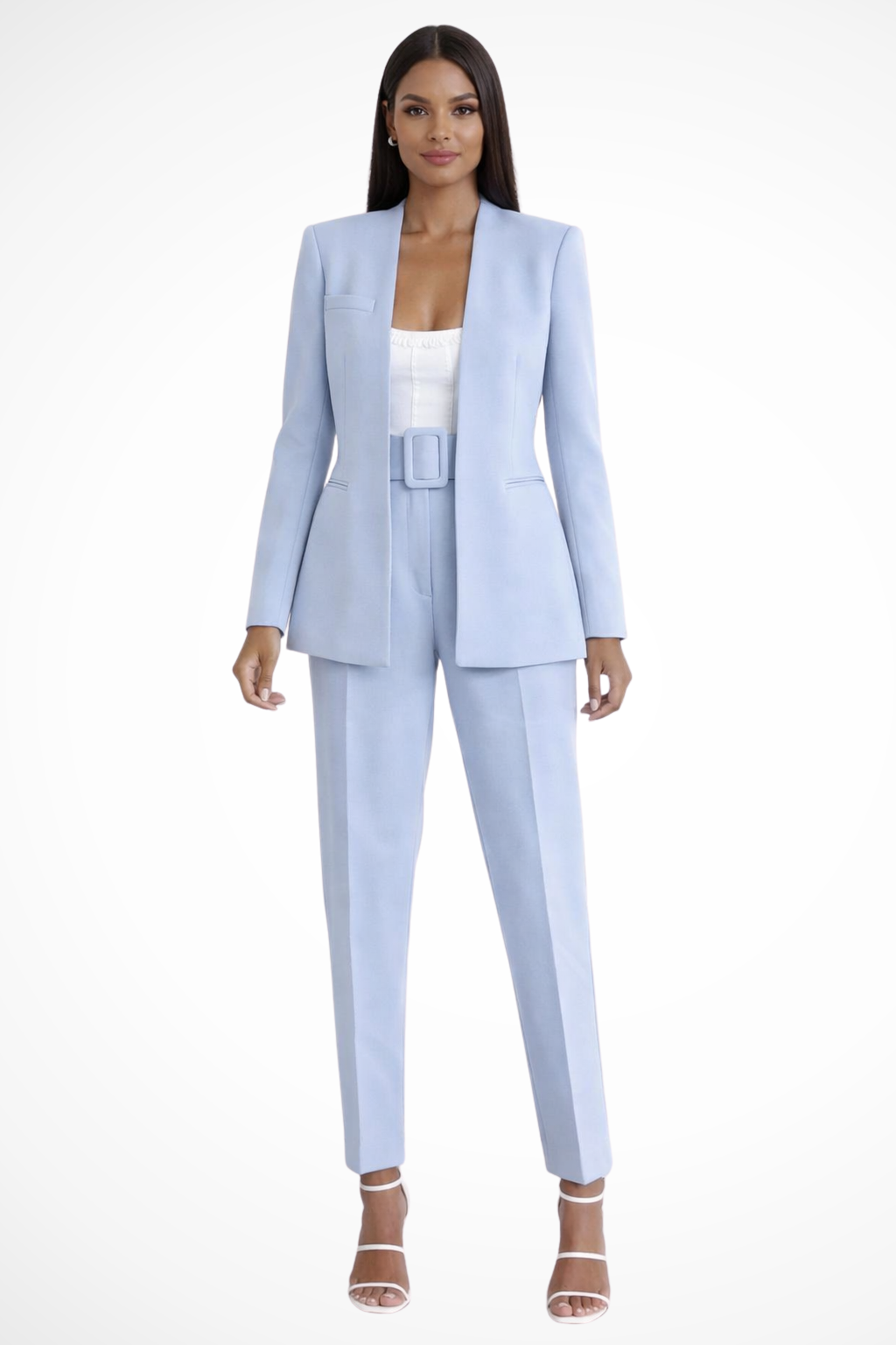Josephine | Women Tailored Blazer and Wide Leg Trousers Suit Set