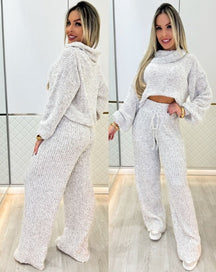 Conjunto Tricô Londres (Calça + Blusa) – Elegância e Conforto em um Look Completo