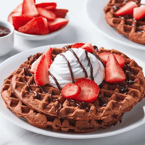 Máquina de Waffle Elétrica Antiaderente — Prática, Rápida e Waffles Perfeitos em Minutos