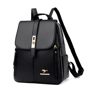 Mochila de Couro Deluxe