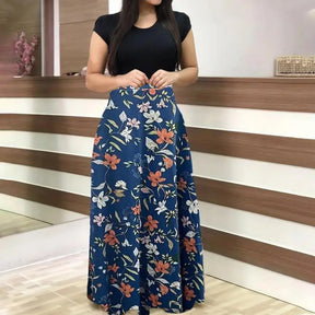 Saia Longa Estampada Marcella