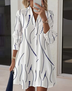 Elodie Wavy Collar Shirt