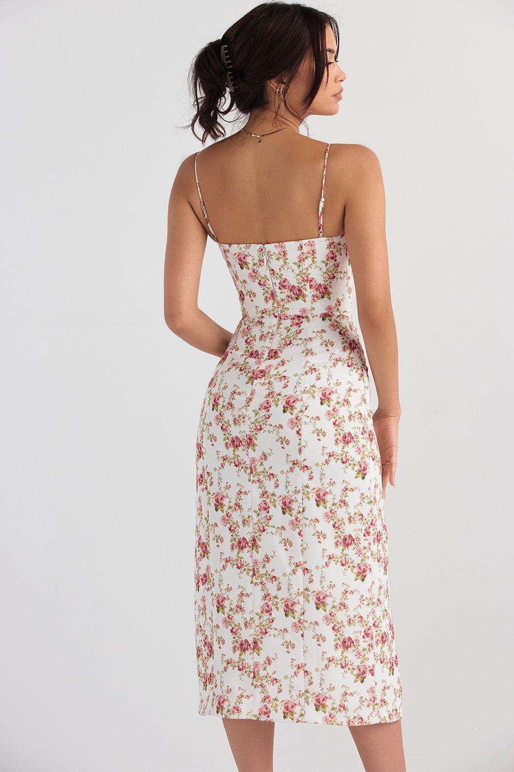 Midikleid Marlene – figurformend aus Polyester, eleganter Schnitt
