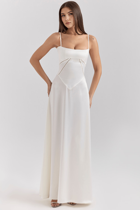 Maxikleid Marielle – eleganter Bustierstil aus Polyester, edle Optik