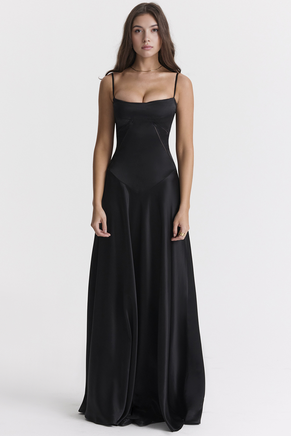 Maxikleid Marielle – eleganter Bustierstil aus Polyester, edle Optik