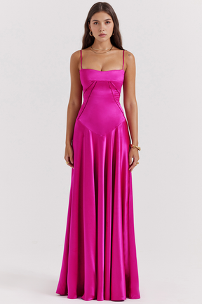 Maxikleid Marielle – eleganter Bustierstil aus Polyester, edle Optik