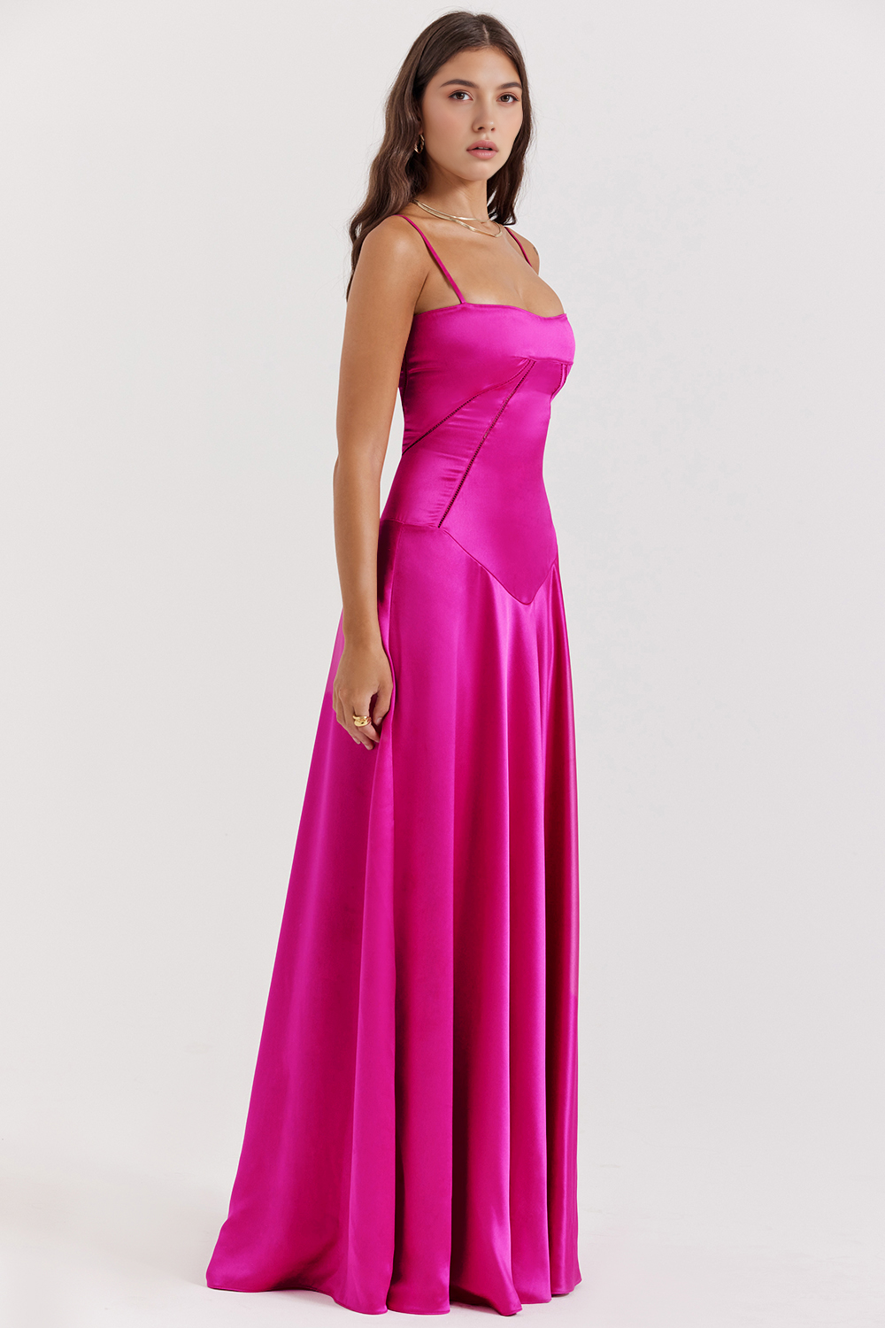 Maxikleid Marielle – eleganter Bustierstil aus Polyester, edle Optik