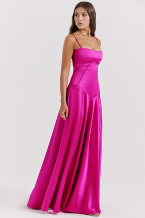 Maxikleid Marielle – eleganter Bustierstil aus Polyester, edle Optik