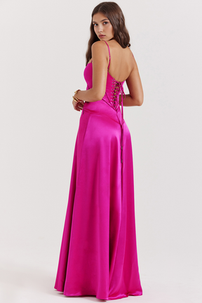 Maxikleid Marielle – eleganter Bustierstil aus Polyester, edle Optik