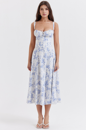 Midikleid Anna – Femininer Schnitt aus Polyester | Kaufe 1, erhalte 2
