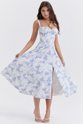 Midikleid Anna – mit Bustier-Oberteil aus Polyester