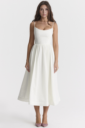 Midikleid Clara – klassisches Design aus Polyester