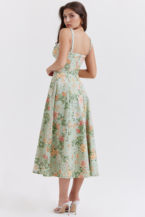 Midikleid Amelie – mit Bustier-Oberteil aus Polyester