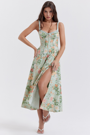 Midikleid Amelie – mit Bustier-Oberteil aus Polyester