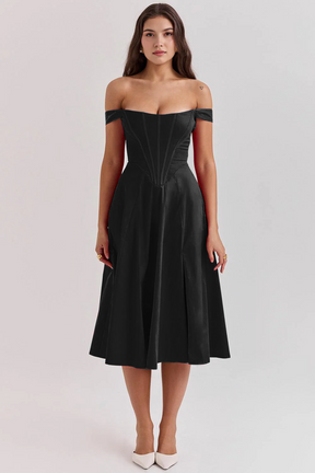 Midikleid Sophie – mit floraler Spitze aus Polyester