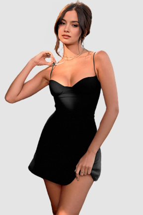 Minikleid Tabea – Sanfte Struktur aus Polyester