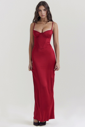Maxikleid Alina – edles Design aus Polyester, raffinierte Länge