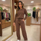 Conjuntinho Paty em Modal Premium (Blusa + Calça) | OFERTA DE LANÇAMENTO