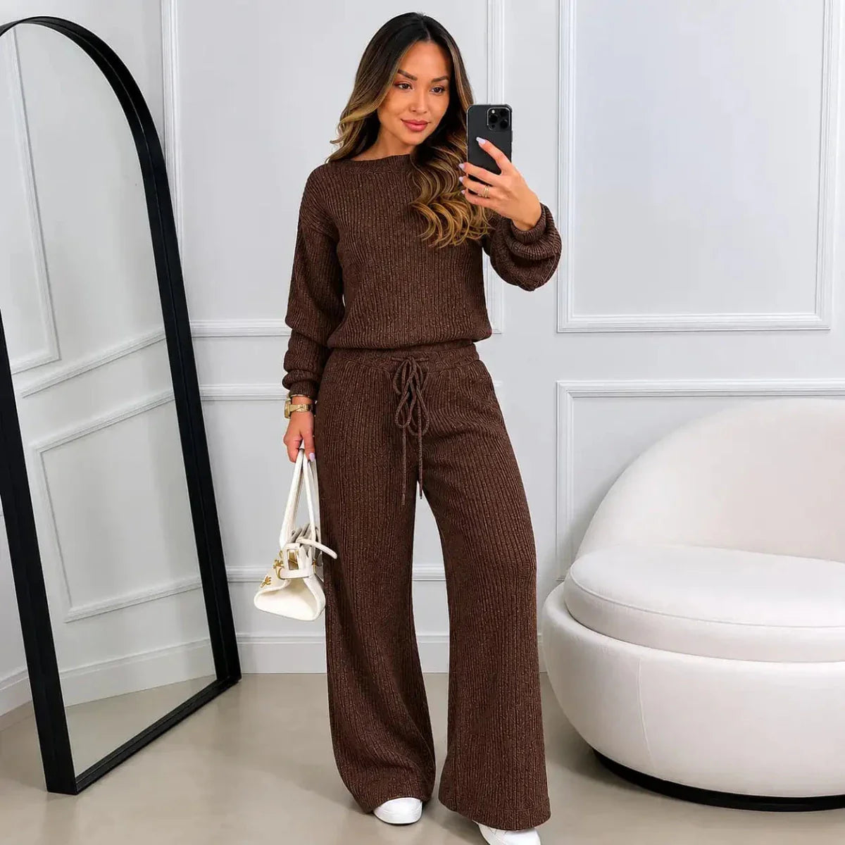 Conjunto Milena (Blusa + Calça) | PROMOÇÃO OUTONO/INVERNO
