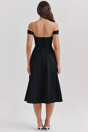 Midikleid Sophie – mit floraler Spitze aus Polyester