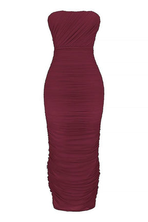 Maxikleid Amelie – klassischer Look aus Polyester, für besondere Anlässe