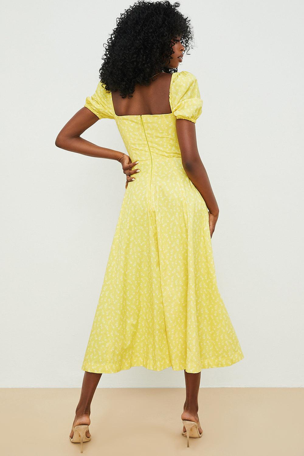 Midikleid Lina – mit Spitze aus Polyester, elegantes Design