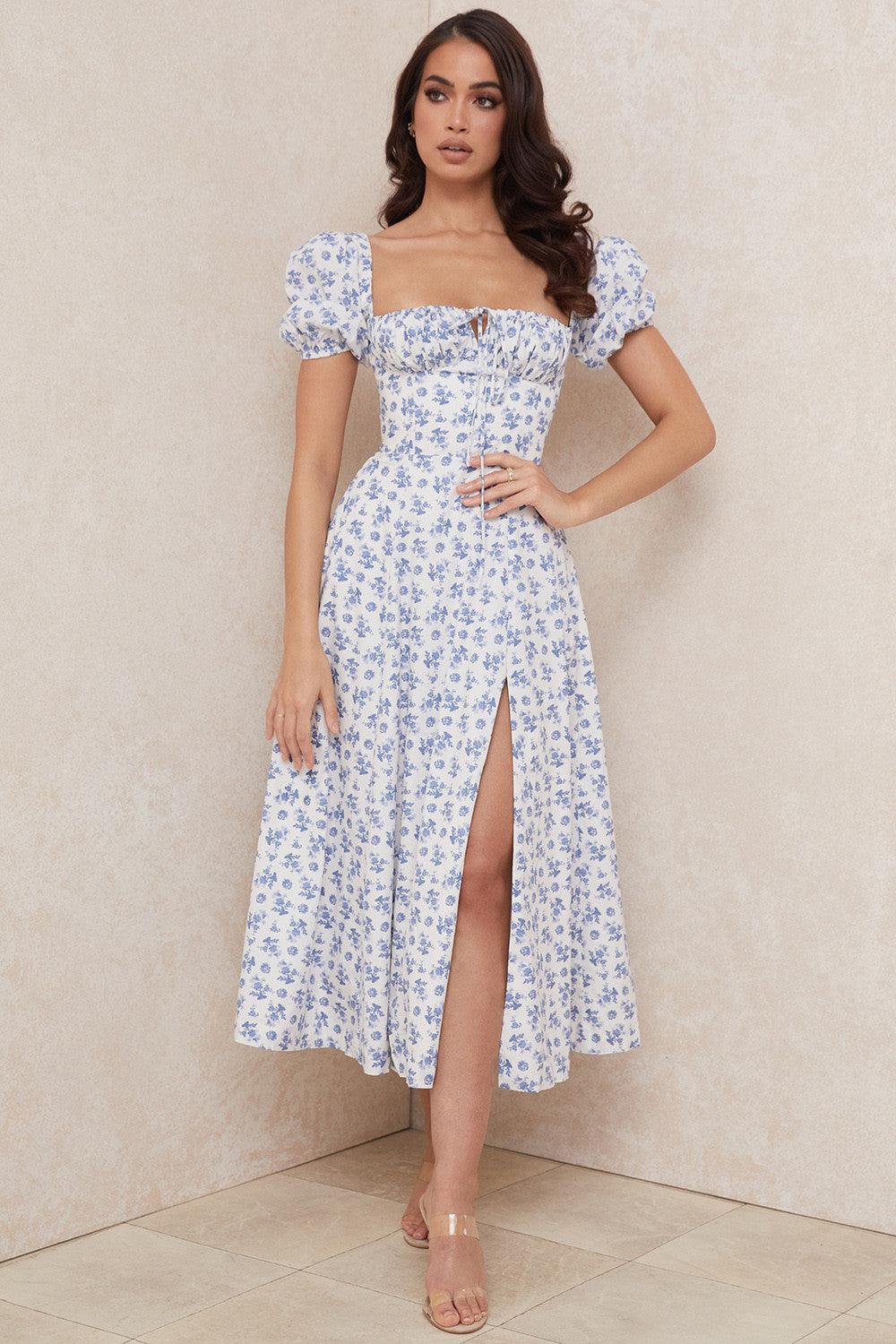 Midikleid Lina – mit Spitze aus Polyester, elegantes Design