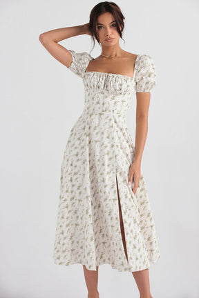 Midikleid Lina – mit Spitze aus Polyester, elegantes Design