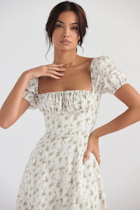 Midikleid Lina – mit Spitze aus Polyester, elegantes Design
