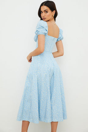 Midikleid Lina – mit Spitze aus Polyester, elegantes Design